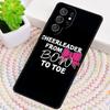 Cheerleader Cheer Pink Quote Phone Case for Samsung Galaxy Note 10 Pro S26 Ultra S23 S24 FE S25 S21 S22 PLUS Shockproof Cove