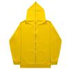 Men's Solid Color Full Zip Hoodie Sweatshirt