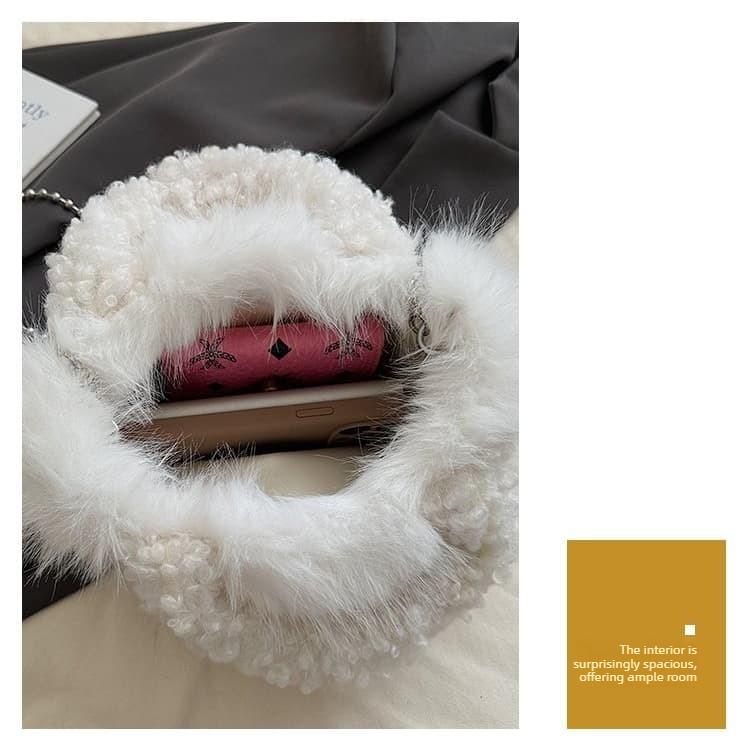 Women's Plush Mini Handbag Shoulder Bag