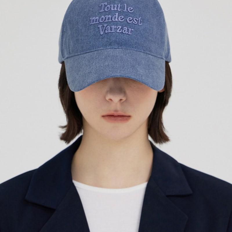 

VARZAR TMV Lettering Ball Cap [Pigment Blue] FREE