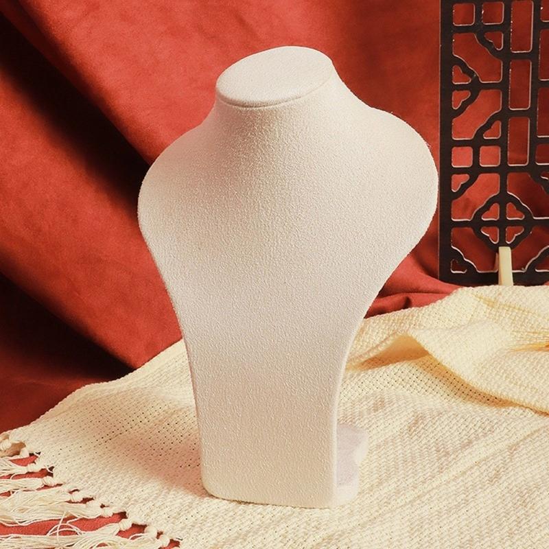 Multifuntional Jewelry Display Solution Jewelry Holder Fabric Texture Jewelry Set Stand for Various Accessory Types