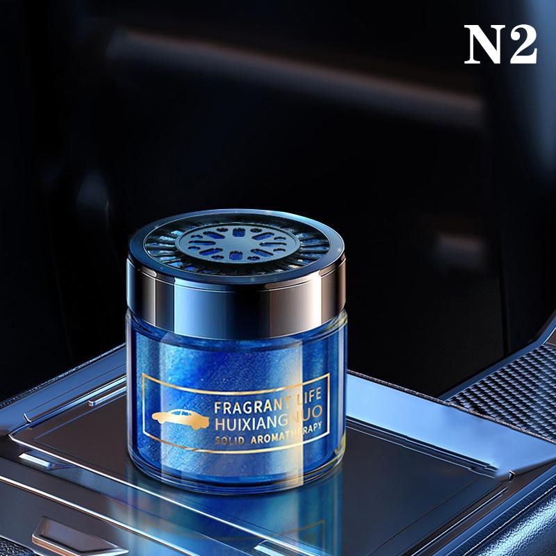 High-End Car Aromatherapy Air Freshener With Flowing Sand Solid Fragrance Seat Decoration Car Logo Design