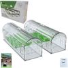 Transparent Live Rat Mouse Trap Cruelty-free. Powerful, Effective Reusable.rodent Cage To Catch Harmful Mouse