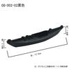 Black Canoe Swat Miniature Rowing Dinghy Small Particle Accessories Building Block Toy Shield