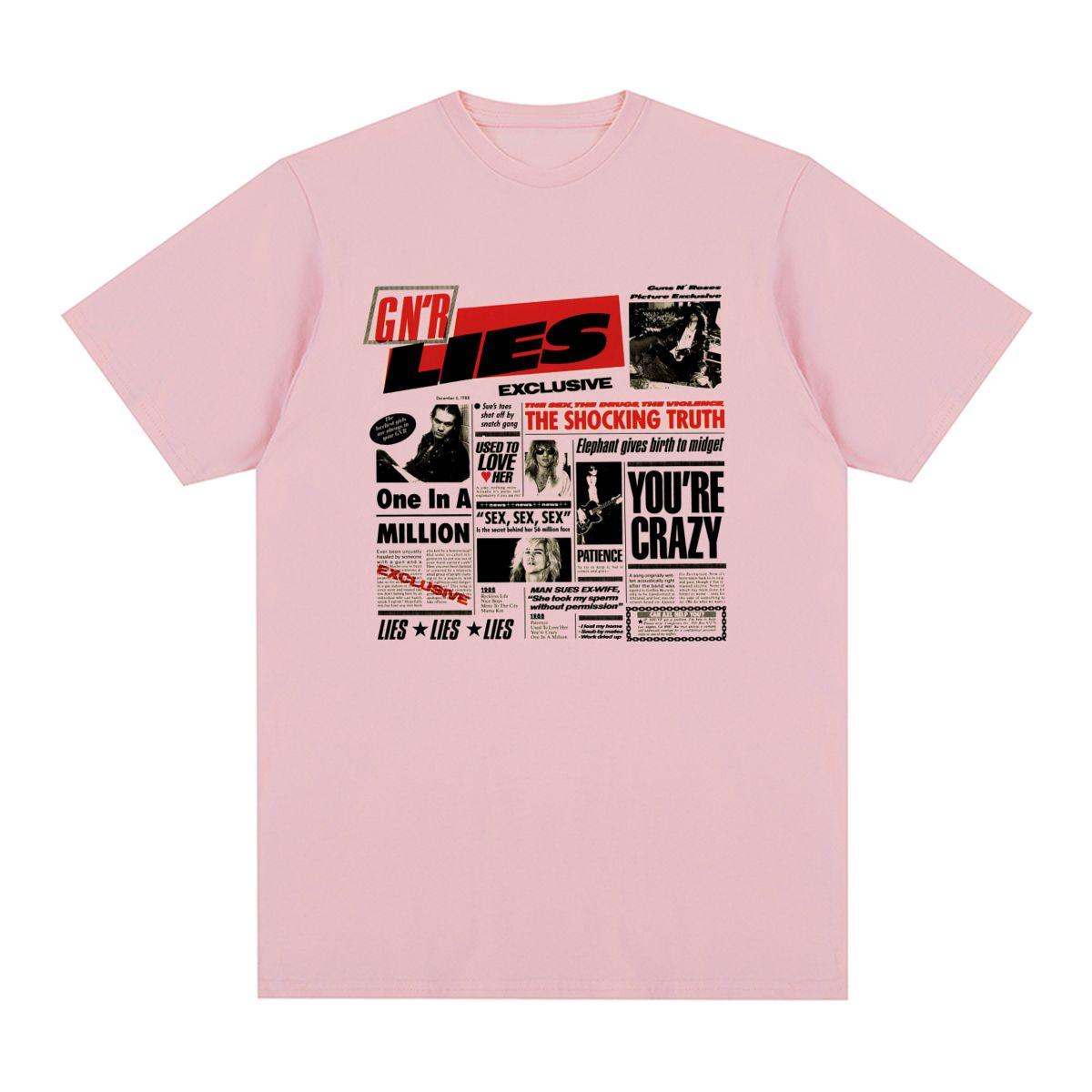 

Guns N Rose Rock N Roll Vintage T-shirt Clothing Music Band Cotton Men T shirt New Tee Tshirt Womens Tops S