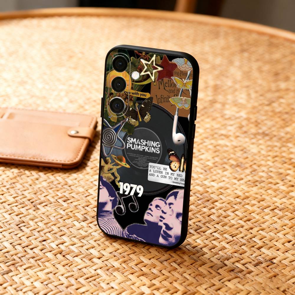 

Чехол для телефона S-Smashing P-Pumpkins для Samsung A73, A21s, A22, A31, A32, A52, A53, A71, A80, Мягкий черный корпус Samsung a31