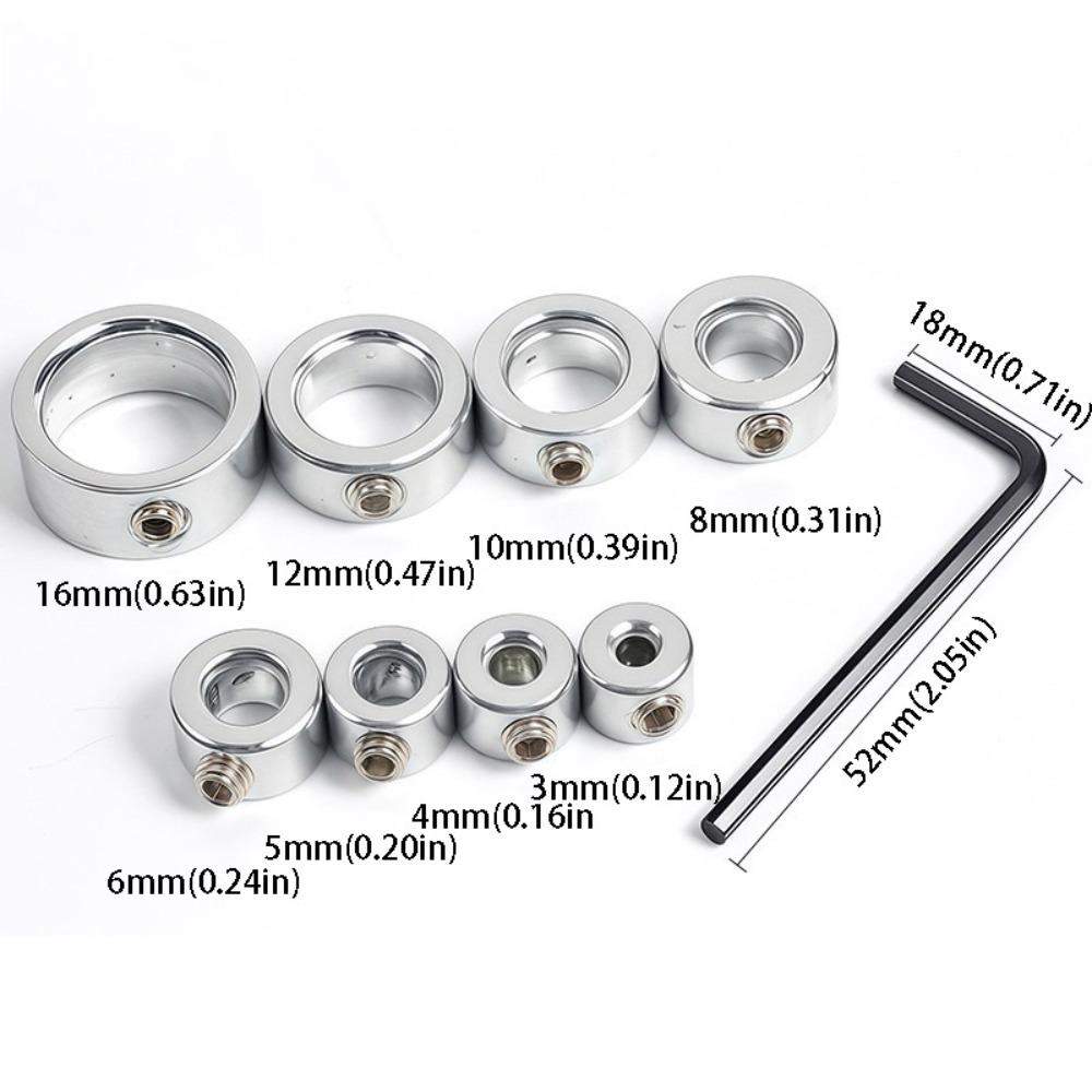 Adjustable Drill Stop Collar Metric Shaft Positioner Set Drill Stoper Collar  Woodworking