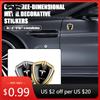 Autoaufkleber 1/2 Stück 3D Auto Metall Karosserie Kofferraum Emblem Dekoration Aufkleber Zubehör Für Tesla Model 3 Model S Model X Cybertr