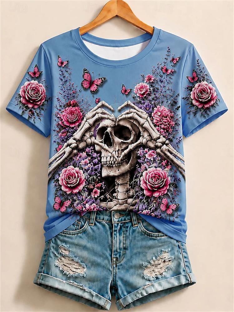 2026 Spring Summer Unisexs Halloween Shortsleeve Tshirt Ghost And Pumpkin Print Crewneck Top Fashionable Unisexs Tshirt
