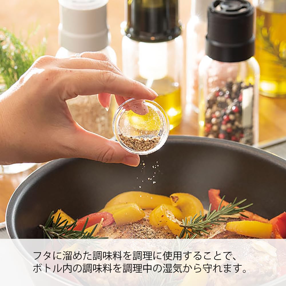 Hario Spice Mill SaltPepper Practical Capacity 150ml Pepper Mill Black SMSN-150-B