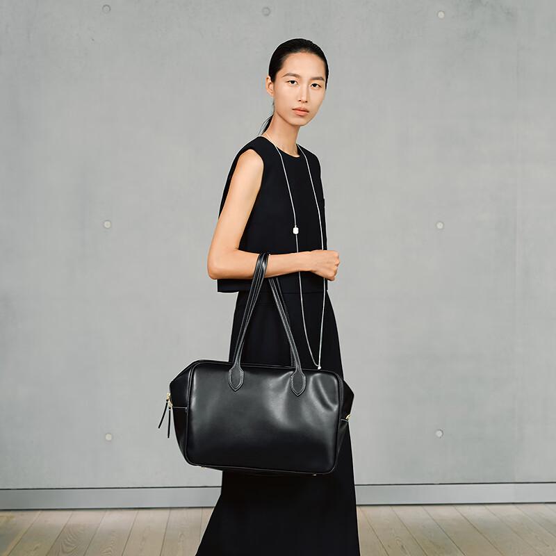 

LESS 2025 Spring Round Neck Sleeveless Straight Dress L