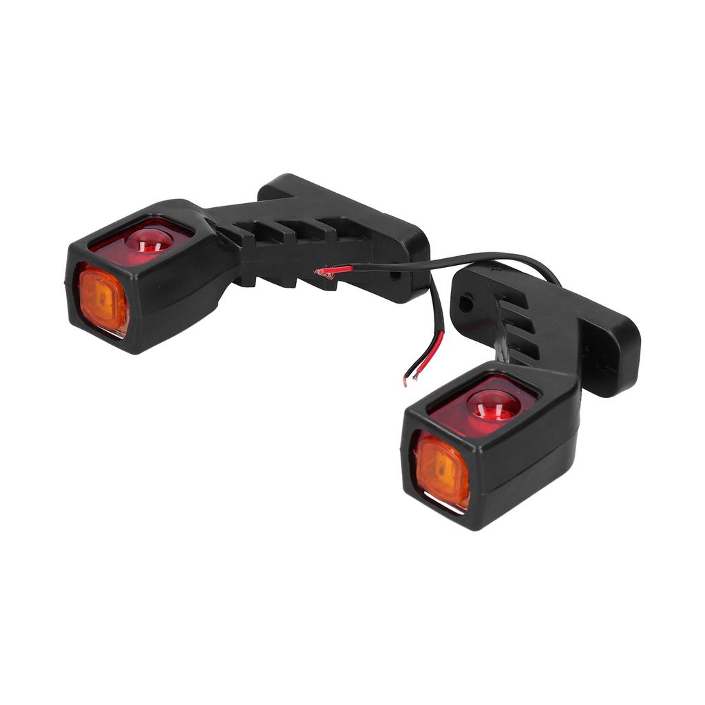 Paar 1224V 9LED Seitenmarkierungsleuchte Gelb Weiß Rot Farben Externe Lampe für LKW Anhänger