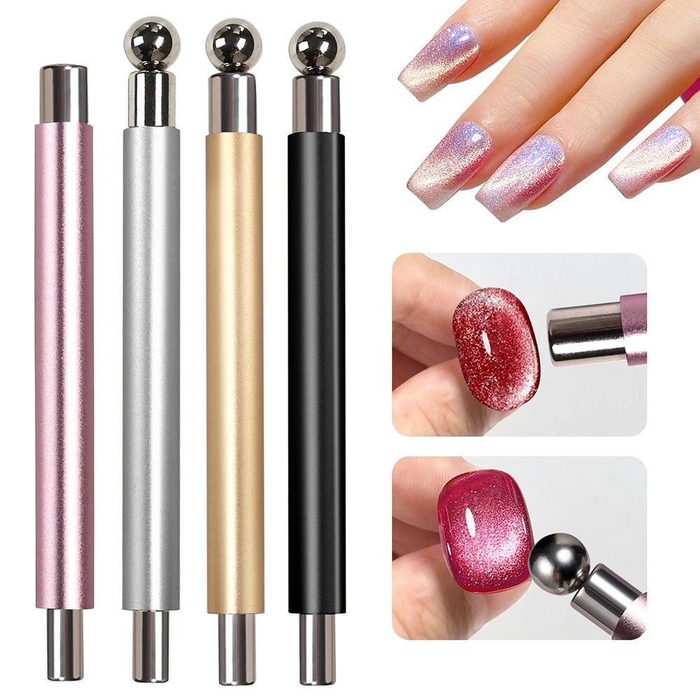 Dual-purpose Cat Eye Nail Glue Magnetic Iron Rod Large Magnetic Pen  for Manicure Magnetic Tools