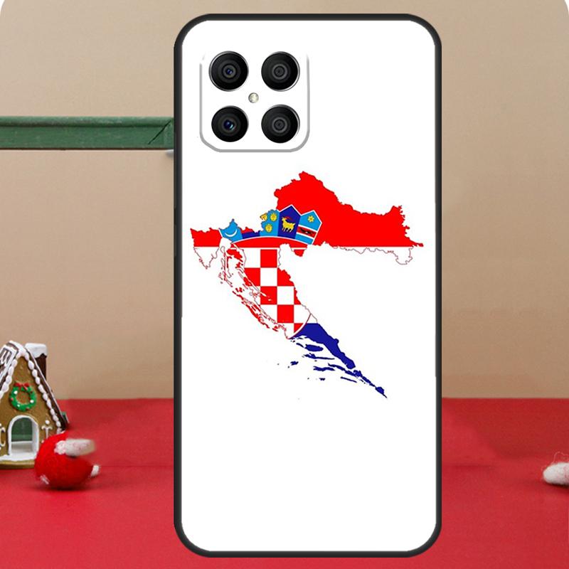 Croatia Flag Case For Honor Magic 6 7 8 Pro Honor 400 200 70 90 Lite X8c X8b X9a X9b X9c X9d Win RT Cover