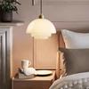 Nordic Cream white Glass Pendant Light Modern LED Lighting Creative Dining Room Bar Bedroom Porch Loft Home Indoor Lights