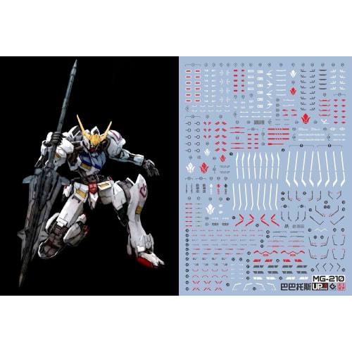 Fluorescent!! Water-slide Decals for HG, RG, EG, MG, MGSD, PG, RE, HiRM, Robot, MS, Detail-Up (for MG 1/100 Gundam Barbatos)