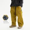 Boys' Fleece-Lined Waterproof Outdoor Pants for Autumn and Winter