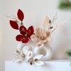 1PC Phalaenopsis Simulated Magnolia Flower Cuttings Table Decoration Living Room Decoration Christmas Decoration Christmas Tree Embellishment
