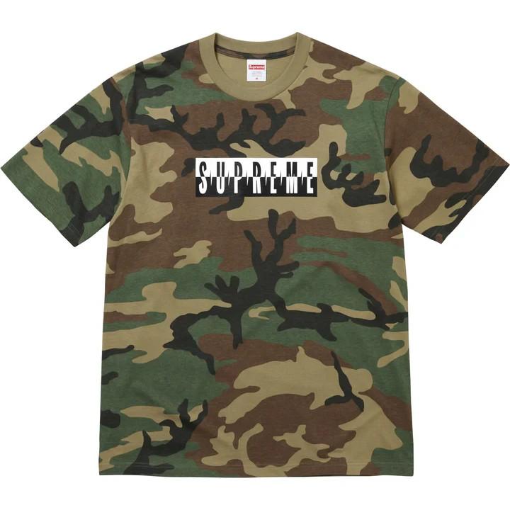 Supreme Split Tee Camo M