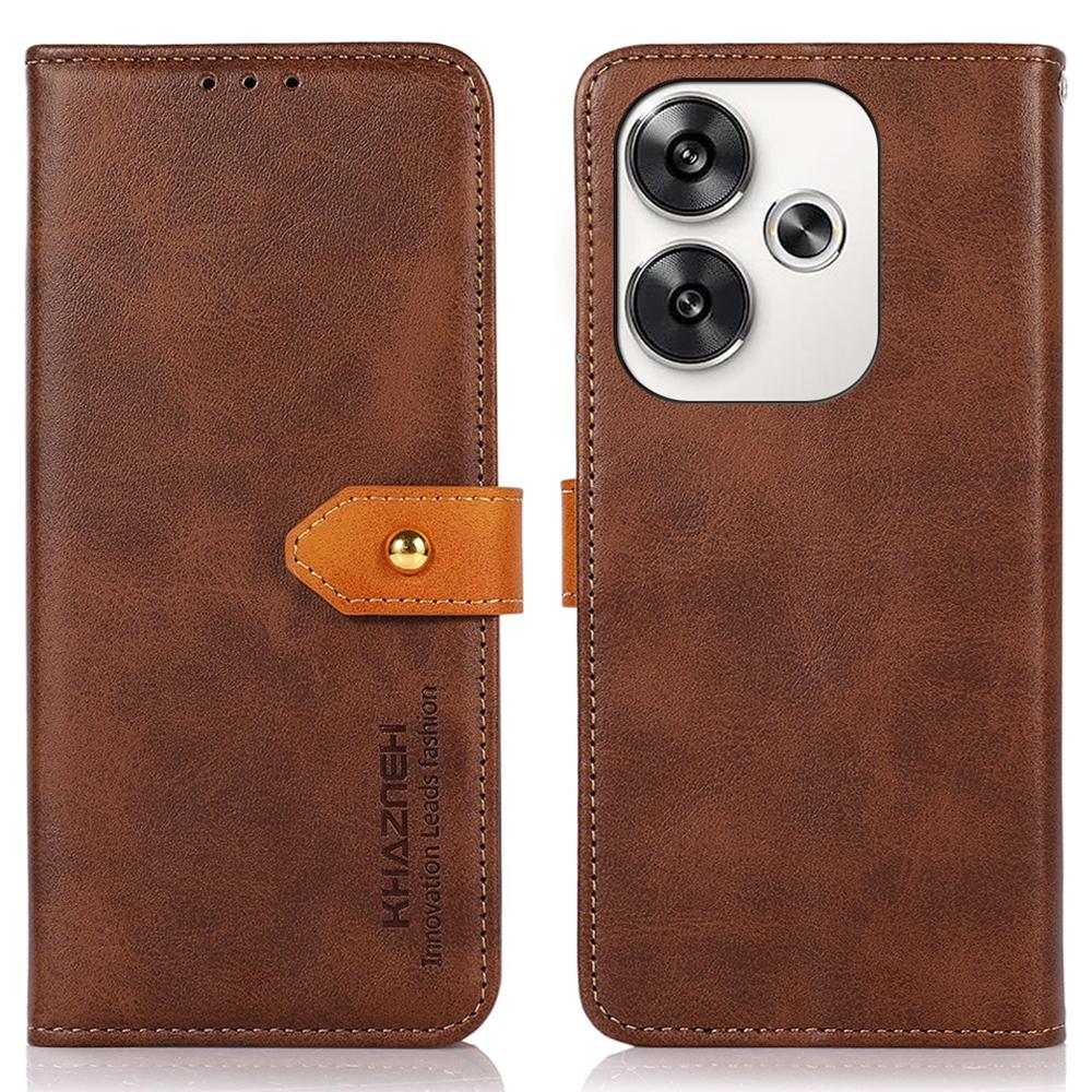 

KHAZNEH For Xiaomi Poco F6 5G/Redmi Turbo 3 5G Case Wallet Flip Leather Phone Cover D