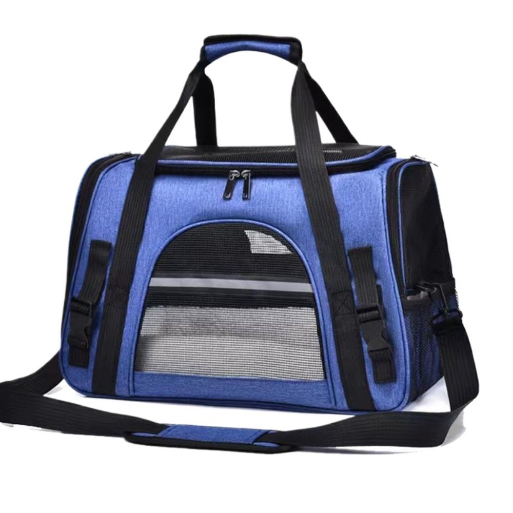 1 Stück Haustier-Transporttasche Faltbar Kleine Hunde Katzen Trageausgehtaschen Haustier-Reisetasche Netz atmungsaktiv Umhängetasche Handtasche Haustierbedarf
