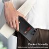 Magnetic Cellphone Back Card Bag 5 Card Slots PU Leather Phone Kickstand