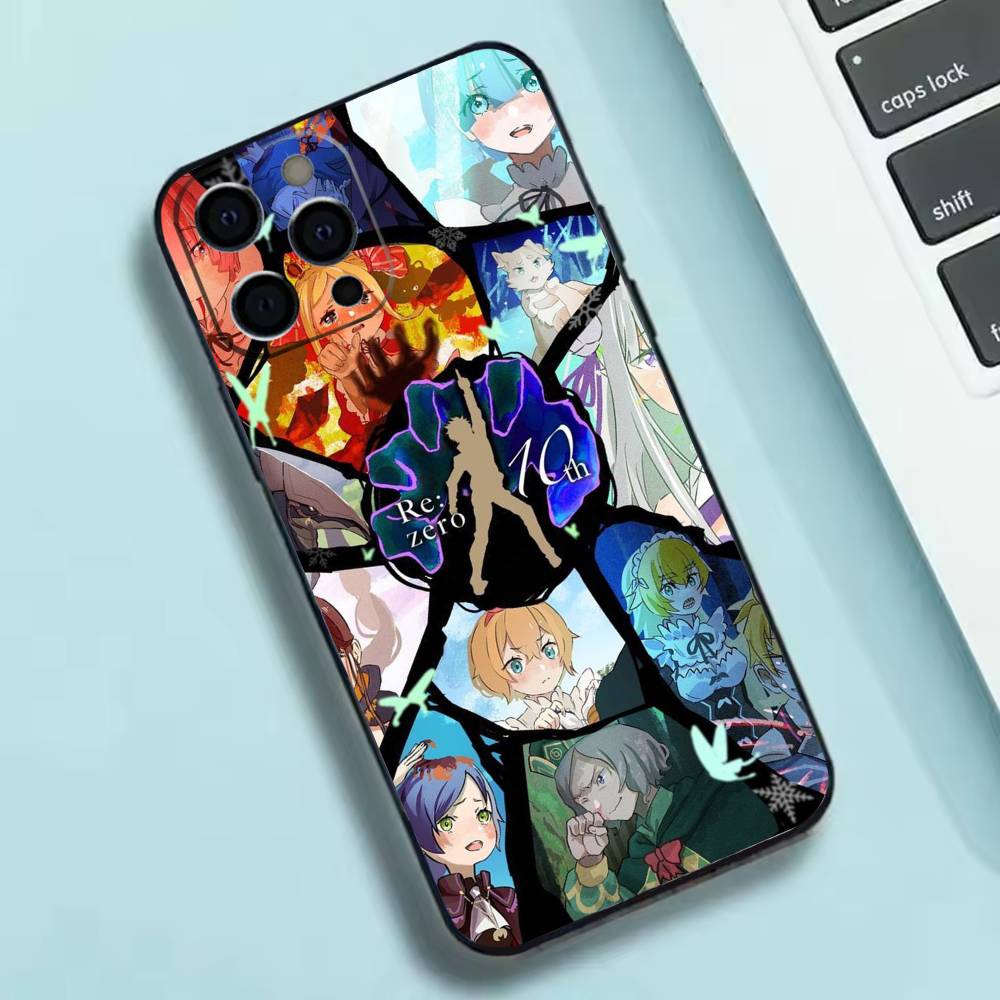 R-Re ZERO Starting Life in Another World Phone Case Silicone Soft For IPhone 17 16 15 14 13 12 11 X XR Plus Pro Max Plus