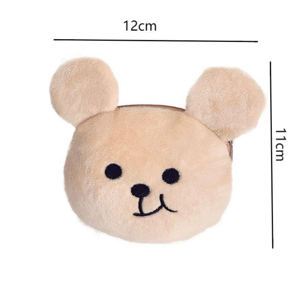 Cartoon Teddy Bear Wallet Bear Bag Cute Coin Wallet Plush Coin Purse Ultra -mini bag Fashion Purses And Handbags Girls Purse