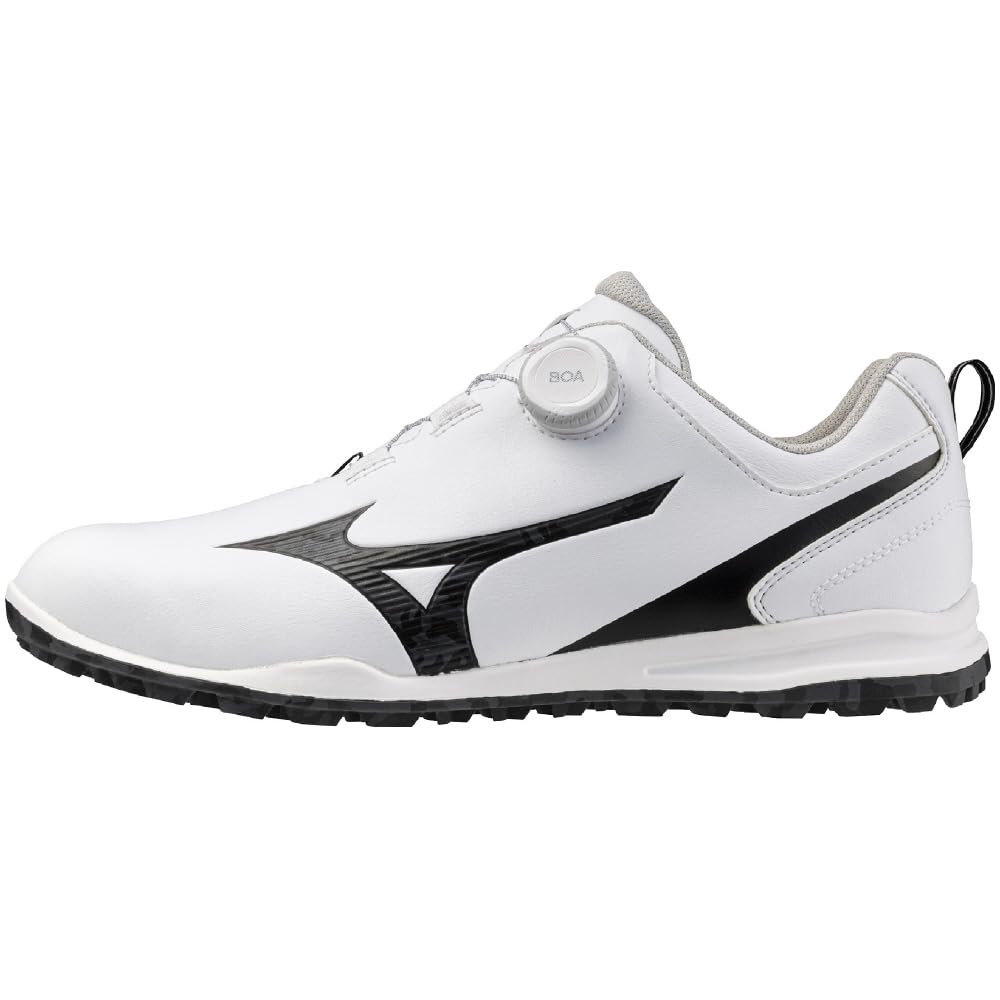 

Mizuno GM-STYLE BOA Men s Golf Shoes, White and Black Camo, Size 25.5 cm, 3E