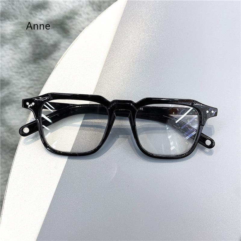 Korean Retro Glasses Frame Women Lovely Ins No Makeup Plain Glasses Men Eyewear Cute Decorative Computer Myopia Glasses