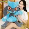 406080Cm Big Size  Plushies Morpeko Lucario Peluche Cartoon Anime Kawaii Stuffed Comfortable Soft Doll Children Gift