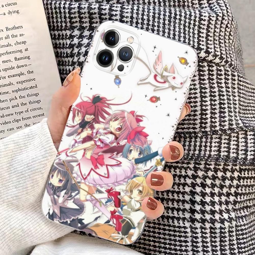 Puella Magi Madoka Magica Phone Case For IPhone 16 15 14 13 12 Mini 11 Pro XS Max X XR SE 6 7 8 Plus Soft Silicone Cover