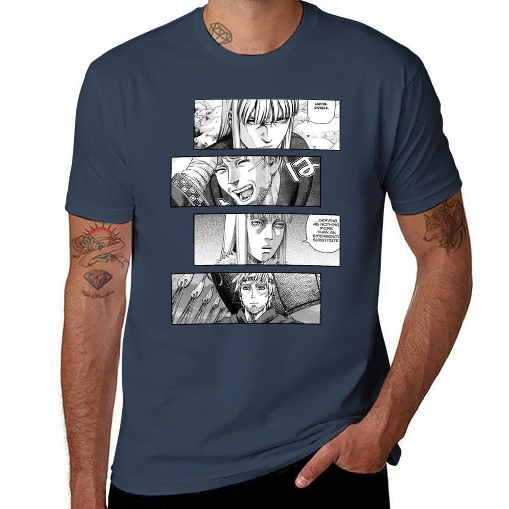 Canute Unisexga Stripe Design Tshirt Casual Soft Cotton Short Sleeve Tee