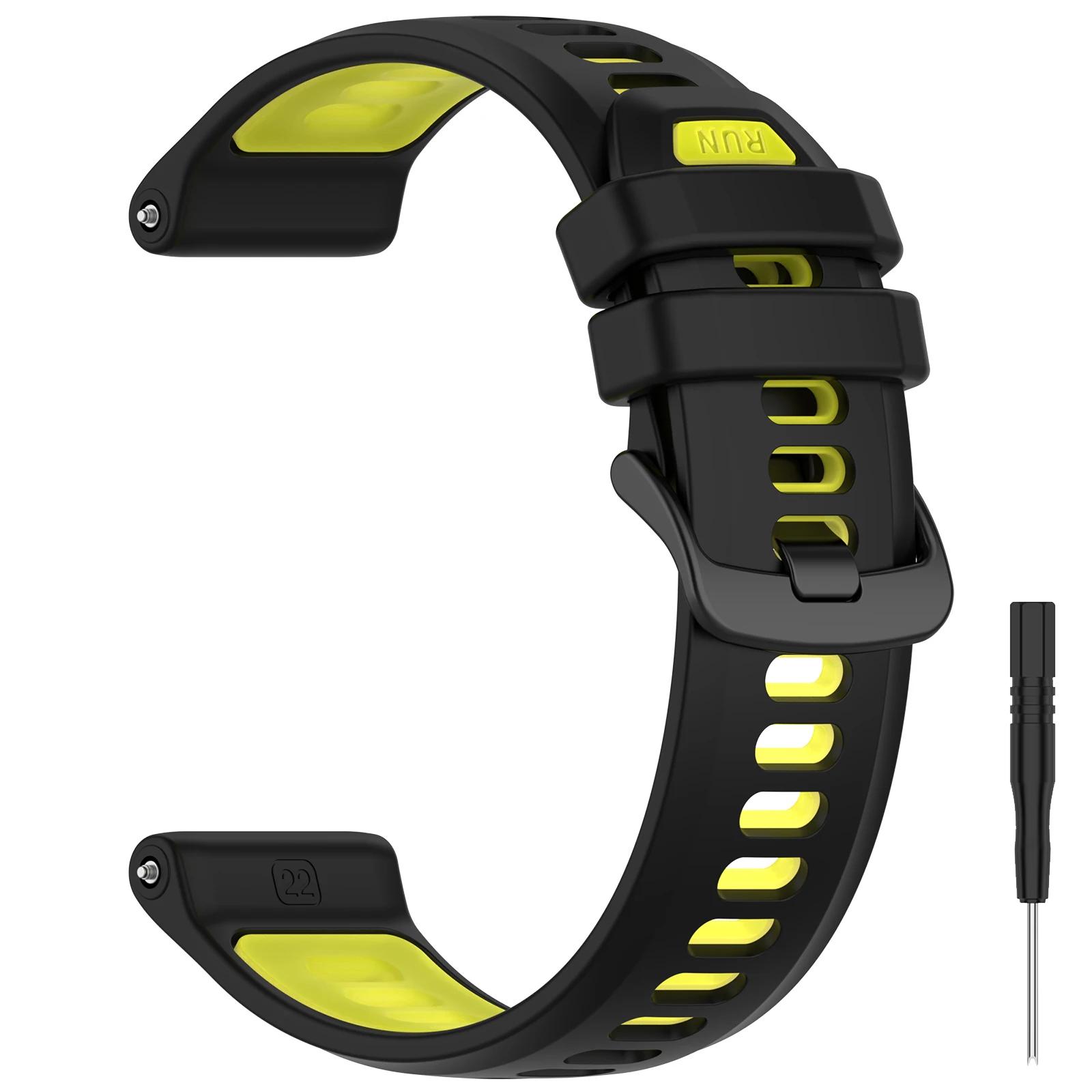 Oficiāla silikona siksniņa priekš Garmin Forerunner