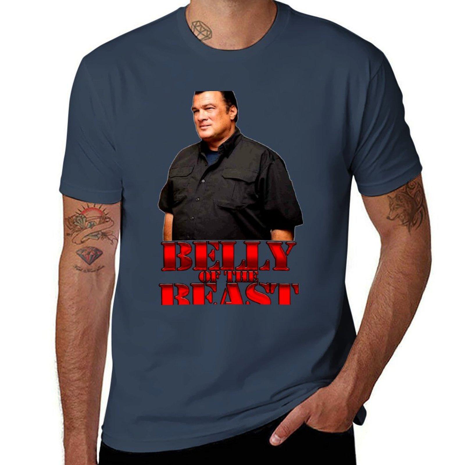 

Steven Seagal - Belly Of The Beast Essential T-Shirt man graphic t shirt cotton t shirts high quality funny t shirts man T-Shirt L
