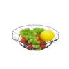Fruit Bowl Washing Fruit Hollow Drain Basket Iron Fruit Basket Living Room Coffee Table Net Red Fruit Plate Snack Storage Basket