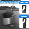 Car Back Seat Hook Hanging Storage Drink Cup Phone Holder Stand Lazy Rear Seat Headrest Bracket For All Phones Bags Umbrella Key
