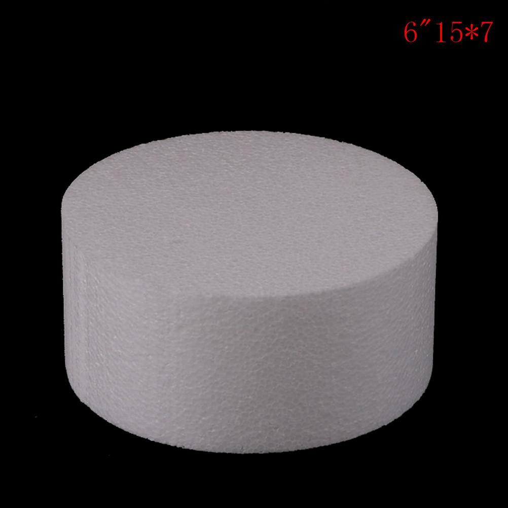 10/15/20/25cm Inch Patrice Model Round Styrofoam Foam Cake Dummy Sugarcraft Flower Decor