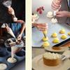 100Pcs Disposable Piping Bags Burst Proof Thick Material 3 Sizes Perfect For Cake Decorating Home Baking Pastry Making
