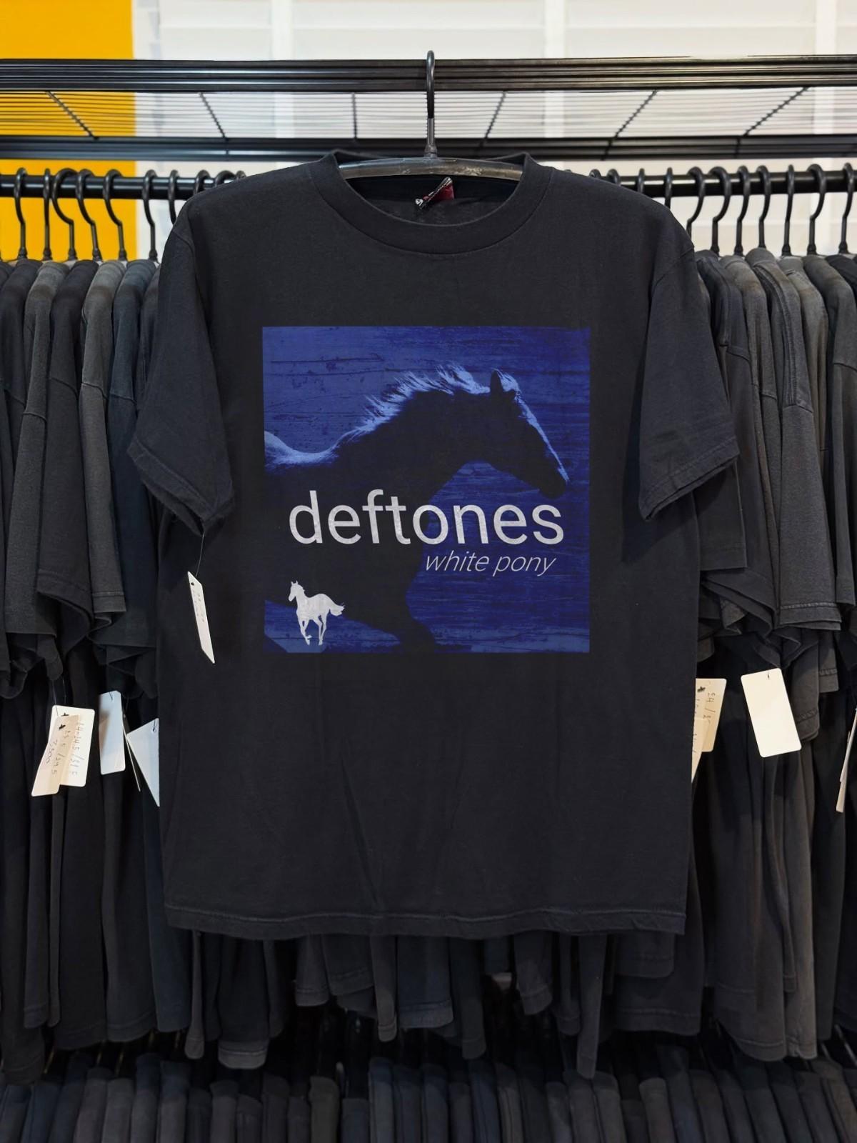 Deftones White Pony Band Logo Album Black Unisex T-shirt Size S-5XL XXL