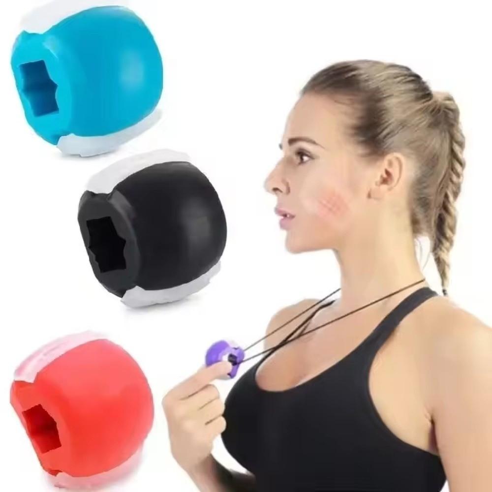Food Grade Silicone Face Exerciser 35lb Resistance Jawline Trainer Daily Jaw Workout