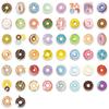 50 Graffiti Sweet Donut Cartoon Stickers for DIY, Suitcase, and Stationery Decoration Set