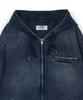 Fdr Heavy Denim Work Hood Quilting Jacket Blue