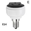 E27/b22 US/UK Plug Screw Light Bulb Socket Lamps Holders Female Sockets Power Supply Conversion Adapter For US EU Plug