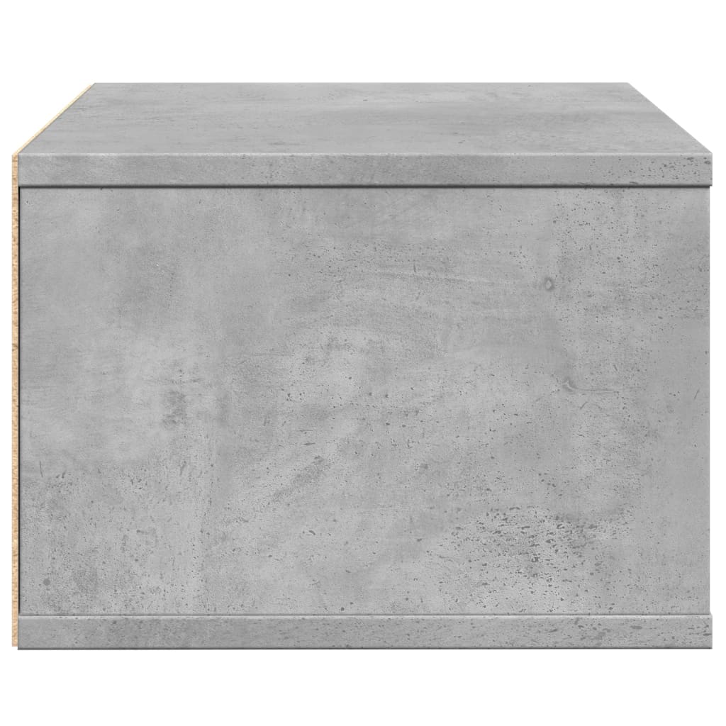 Vidaxl Printer Stand, Concrete Gray, 40X32X22.5 Cm