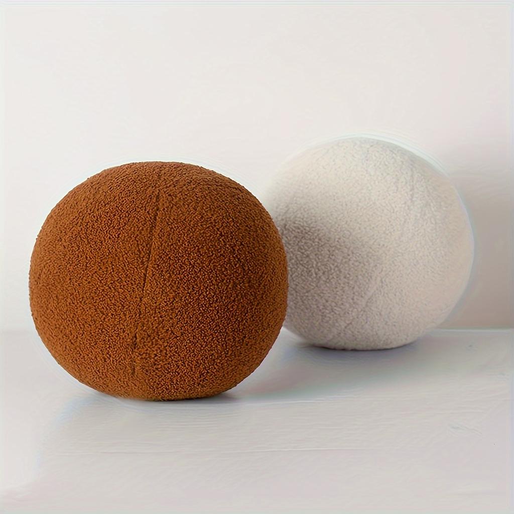 1pc Nordic style Spherical Throw Pillow Soft Cushion withZipper Closure, Fade Resistant,Cotton Filling,Home Decor Festival gifts