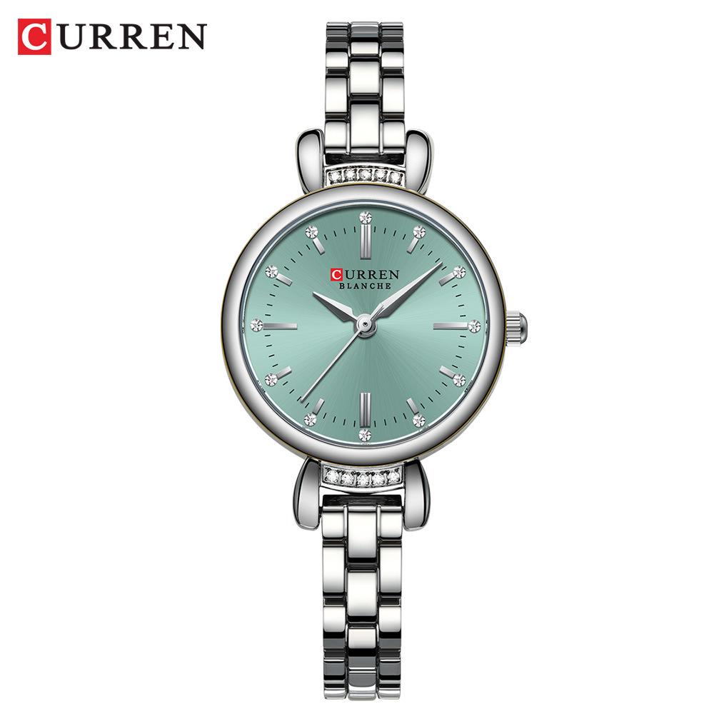 CURREN 9098 Women s Waterproof Quartz Casual Steel Band Wristwatch