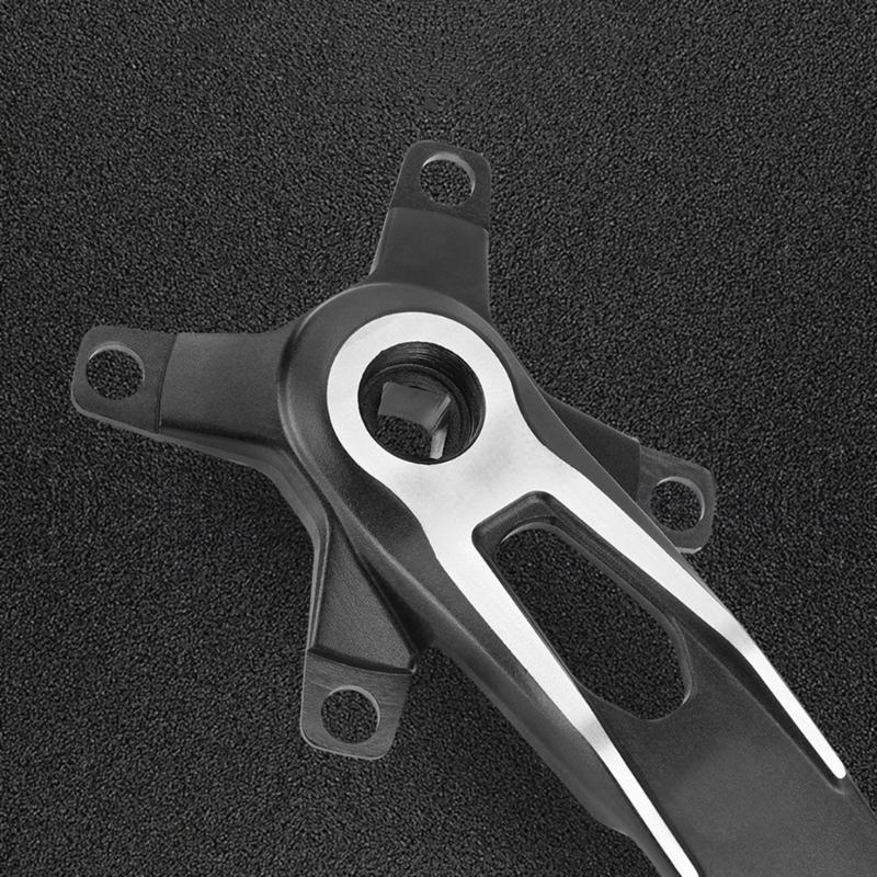 Aluminum Alloys Square Tapers Crankset Durability Fixed Gear Fixie Crankset for Enhancing Climbing and Accelerations