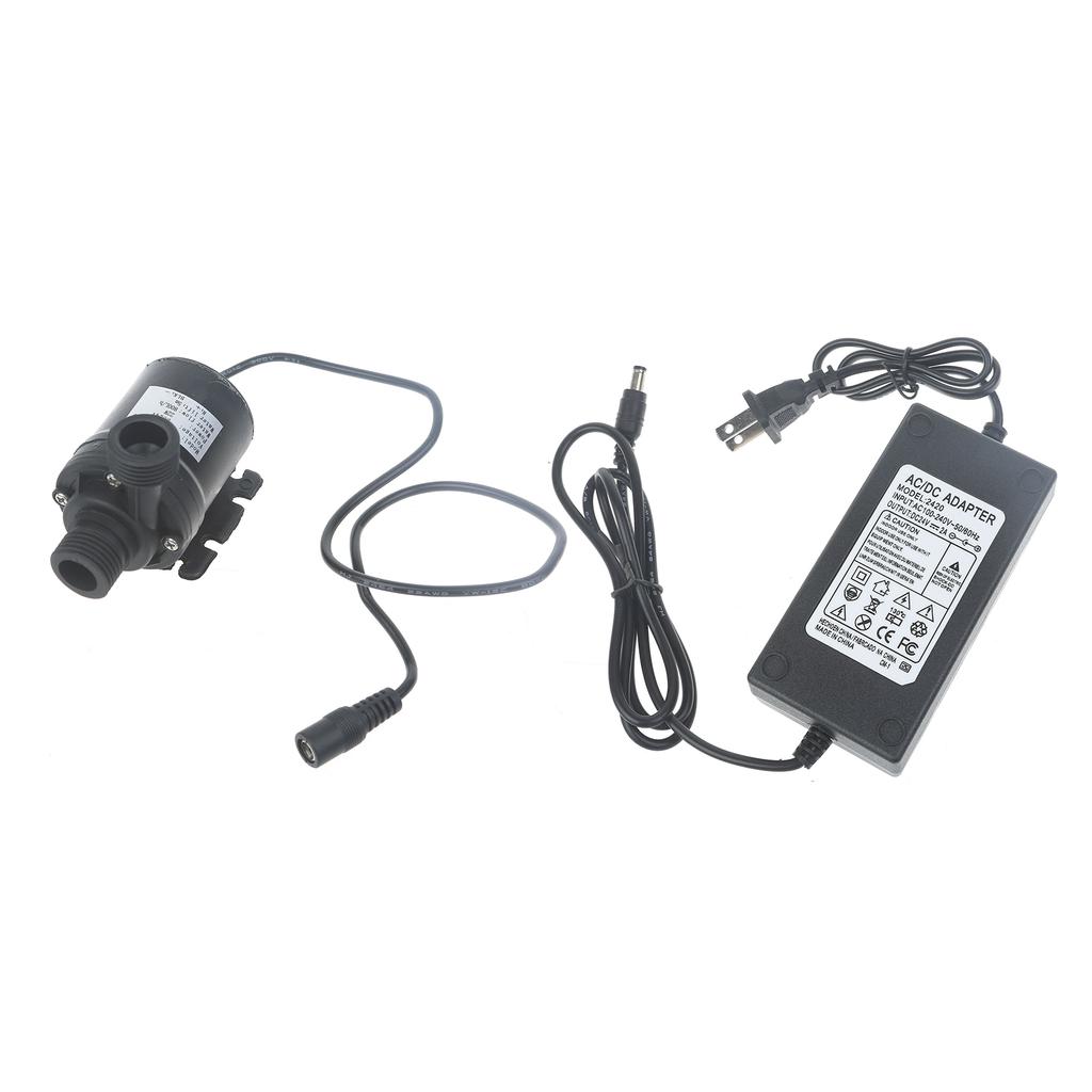 DC/12V Submersible Water Pump Ultra-Quiet Brushless Motor Water Circulation Pumps for Solar Water Circulation System