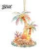 Elegant Tree Accessories Ocean Theme Christmas Ornaments 2D Flat Acrylic Hanging Decor with Sea Animal Xmas Party Favors Designs Holiday Decorations